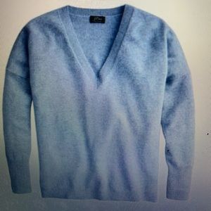 J Crew Cashmere V-neck boyfriend sweater